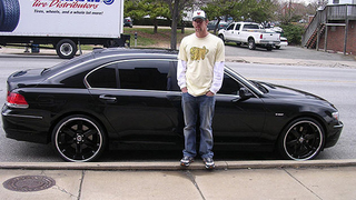 Michael Phelps Has Another Black Car, Stupid Hat